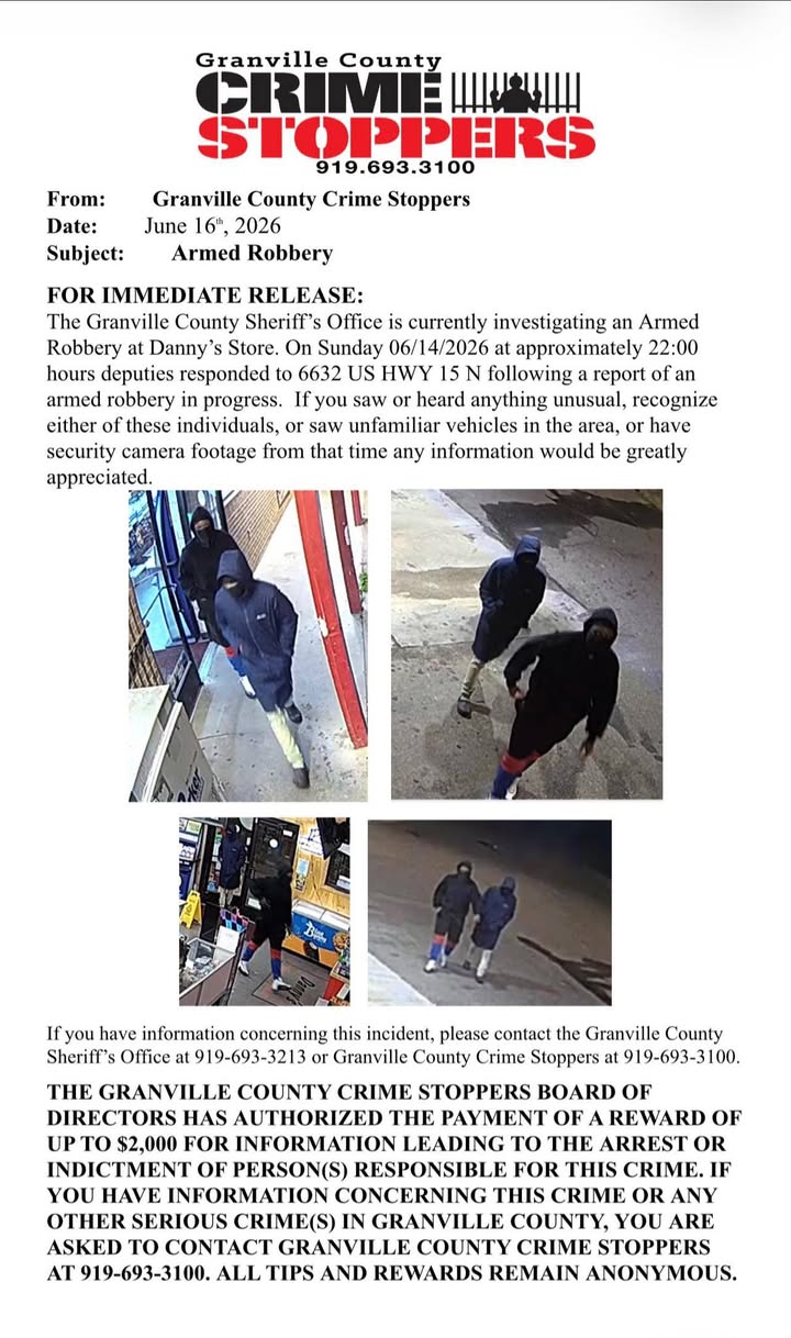 Granville County Crime Stoppers, Inc.
